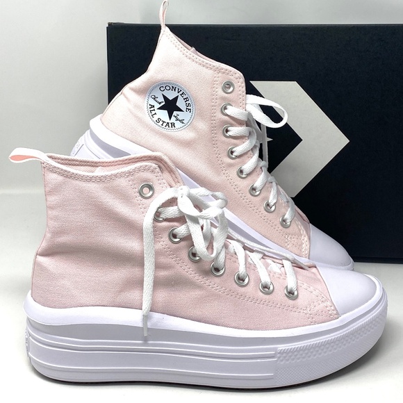 Converse Chuck Taylor Move Platform Canvas Pink Shoes Kid Women Sneakers A03629C - Picture 1 of 11